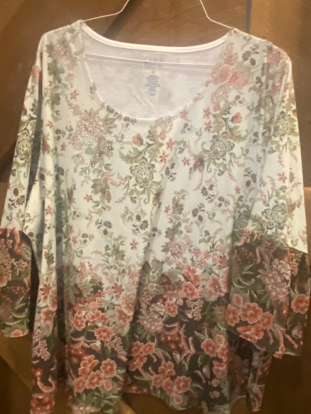 Women’s Floral 3/4 sleeve